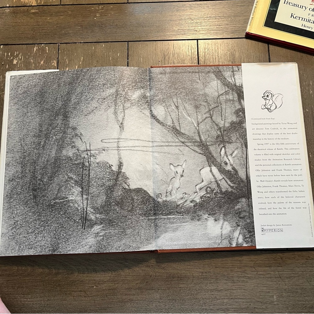 Walt Disney’s Bambi The Sketch Book Series Vintage Disney Collector Book - 1997 - Picture 9 of 14